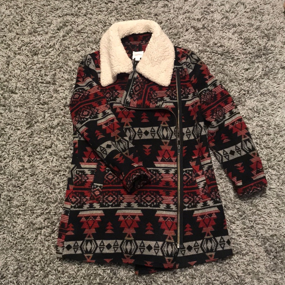 Blanket Pattern Moto Jacket